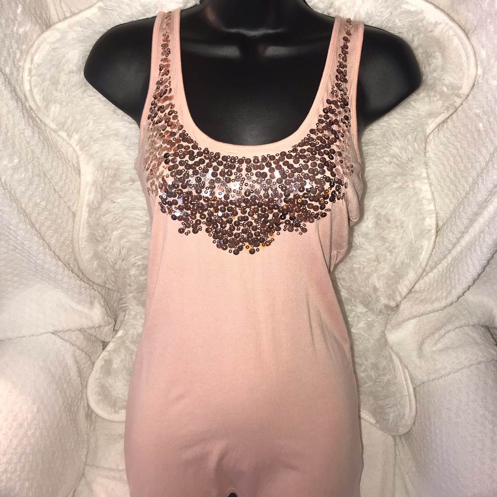 New York & company sequin top